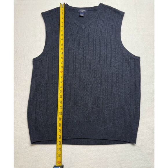 Dockers Men Gray Sweater Vest Shirt New With Tags XL - Picture 2 of 5